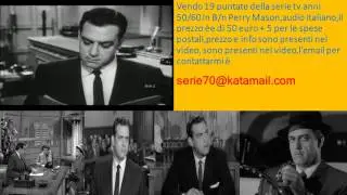 Perry Mason 19 episodi telefilm anni 50-60 B/N in DVD - ITA