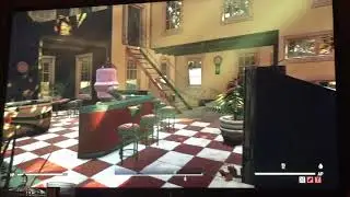 Contemporary waterfall treehouse camp in Fallout 76