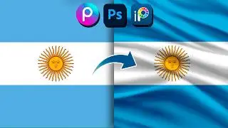 Tutorial: bandeira real&iacute;stica + efeito perspectiva com PHOTOSHOP no celular