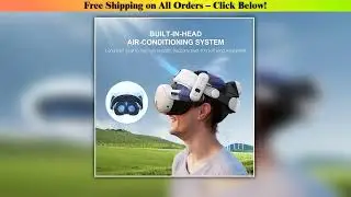 BOBOVR S3 Pro Super Strap Compatible with Meta Quest 3 with Head Air Conditioning 10000mah Brand