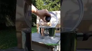Сотейник с крышкой из нержавеющей стали #ОльгаРоголева