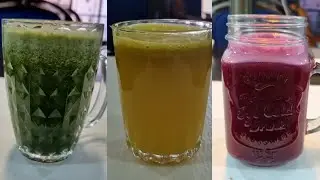Winter special 3 different juice recipes || Healthy and nutritious || must try delicious juices