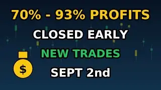 70%&ndash;93% Profits! Why I Closed My Options Early + New Positions Today