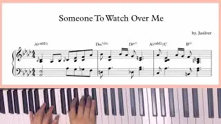 Someone to watch over me (Jazz Piano/Standard/Jazz Ballad/Sheet music) by.Jusilver
