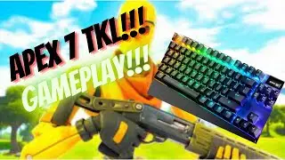 SteelSeries Apex 7 TKL🤩FORTNITE GAMEPLAY