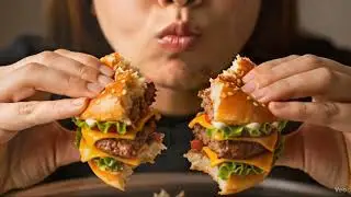 &ldquo;Eating Crystal Glass Foods | ASMR Slow-Mo Bites of Bread, Burger, Pizza & Candy Roti&rdquo;