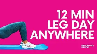 12-минутная тренировка ног для женщин 40+ | День ног без инвентаря