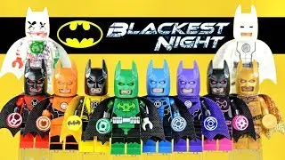 Batman in Blackest Night Green Lantern & War of the Emotional Spectrum Unofficial LEGO Minifigures
