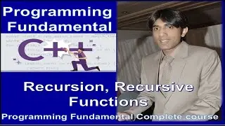 Recursion | Recursive functions in C++ | Function return type | Return value |PF lec20