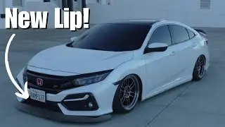 Greddy Carbon Fiber Front Lip Install | 10th Gen Civic Si