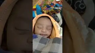 Active sleep of my new born baby girl😁 #cutebaby #cutebabyvideo
