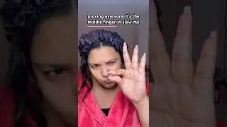 When ppl say it&rsquo;s not the pinky but middle finger! Beat or Rhythm Challenge #funny  #relatable #joke