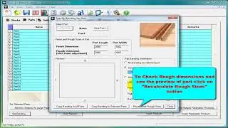 Edge Banding calculation in PLUS 2D Wood