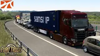 DIKKE FILE & CHAOS In ROEMENIË In ETS2! | G29/NL