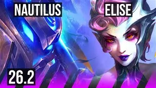 NAUTILUS & Zeri vs ELISE & Caitlyn (SUP) | EUW Challenger | 26.2