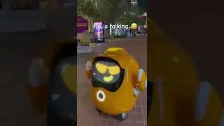 Talking Robot 😀 #technology #science #artificialintelligence #robot #entertainment #cartoon