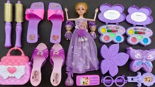 Satisfying with Unboxing Cute Purple Makeup Play&nbsp;ASMR | Review Toys (no music)