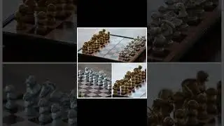 3D Printed Animal Chess Set