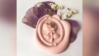 3D Rose Wax Seal With Dried Flowers 1