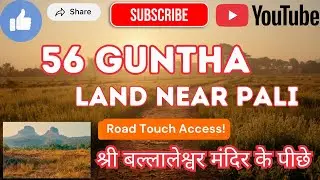 56 Guntha Land for Sale Near Sarasgad Fort | Highway Touch Property in Pali | 📞 Call-9028382356.