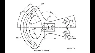 AutoCAD Butterfly Spacer Tutorial