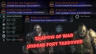 I Attacked a Cursed Undead Fort Online | Shadow of War