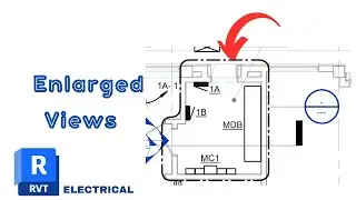 REVIT MEP Creating Enlarged Views - Electrical Tutorial