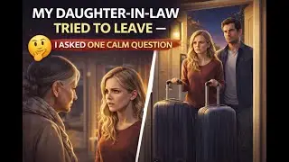 “My Daughter-in-Law Tried to Leave — I Asked One Calm Question”