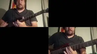Gnome - The Gods Are Evil (1st Section Guitar and Bass Cover)