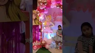 🌈Barbie Themed Party at McDonalds! #mcdonalds #mcdo #barbie #birthday #shortvideo #bdayparty #shorts
