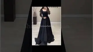 Black satin fabric dress ideas #fashionndesigns #fashion #fashiontrends #shortsvideo