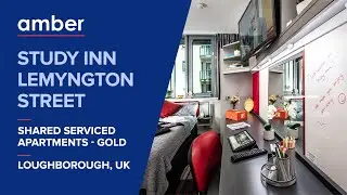 Room Tour Gold | Study inn Lemyngton Street, Loughborough | Student Accommodation in UK | amber