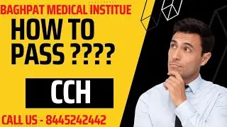how to pass in cch - certifiate in communnnnity health .