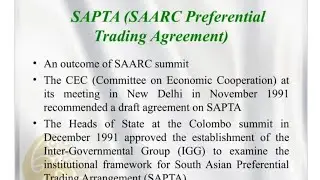 trade in sapta and safta | international trade law | ballb | bballb