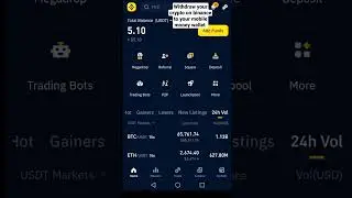 withdraw your crypto from your binance to your mobile money wallet #crypto