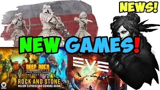 Lots of IP games and a mysterious new miniature game revealed!