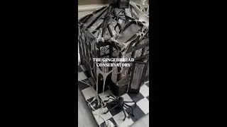 Halloween Gingerbread Conservatory Featuring Satin Ice Isomelts&trade; and Fondant