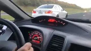 Benga &eacute; Benga: BMW M3 vs Honda Civic Si Turbo vs VW Golf GTI