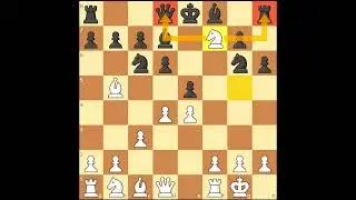Sacrifice the Knight to Win the Game in just 12 moves