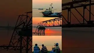 📍Township Riverside Short video Sunset view Point. #haldia  #haldia_entertainment #haldiacanvas