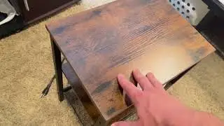 HOOBRO End Table with Charging Station and USB Ports, 3 Tier Nightstand Review