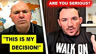 Dana White RESPONDED HARSHLY to Michael Chandler / Israel Adesanya EXPRESSED DISSATISFACTION!