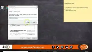 How to create a Restore Point in Windows 10