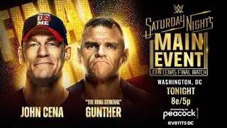 Jhon cena vs gunther main event retirement match 