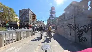 NYC Bike Ride: Brooklyn to Sunnyside Queens via Manhattan Landmarks