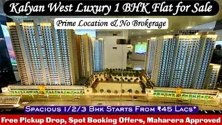 Khadakpada Kalyan West 1 BHK Sale ₹ 45 Lacs* | Free Pickup Drop, Rera✅,Offer & Discount|☎️8800678921