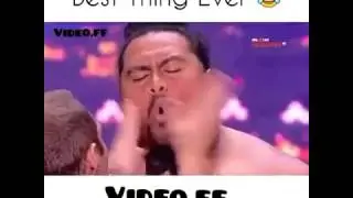 Someones got talent slapping fat guy