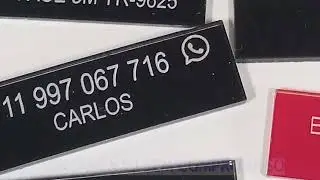 PLAQUETAS DE IDENTIFICA&Ccedil;&Atilde;O