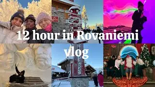 12 godzin w Rovaniemi 🇫🇮 | Laponia pociągiem, Wioska Świętego Mikołaja, Koszty i zimowe porady, kt&oacute;re musisz obejrzeć 