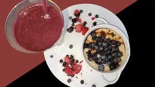 Two Healthy Breakfasts You’ll Crave Oatmeal Pudding and Almond Smoothie